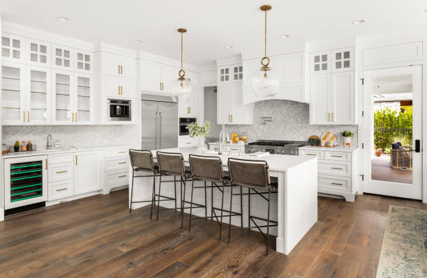 LVP kitchen floor Long Lake